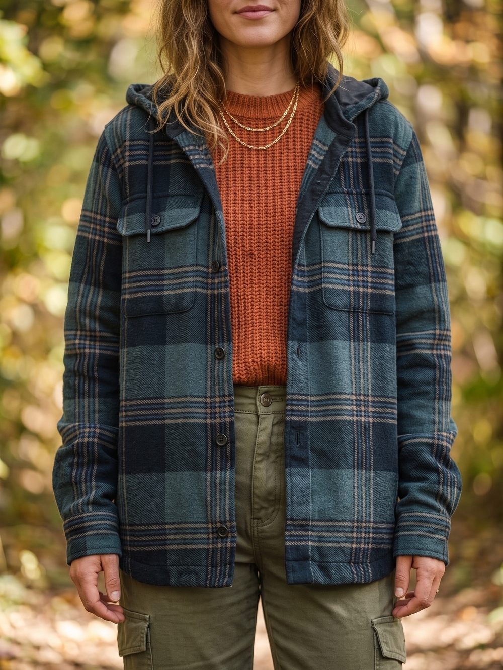 tentree Plaid Shacket Oversized Flannel Campcore Shirt Jacket Granola Girl
